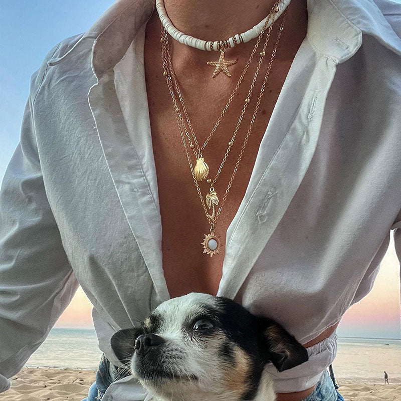Retro Beach Necklace