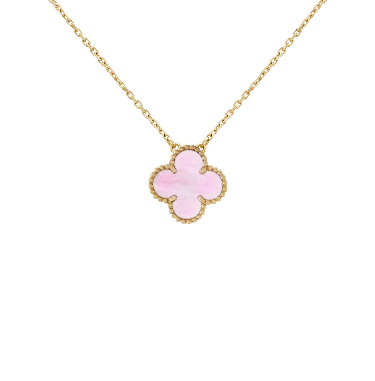 Clover | Pendant Necklace – Pink Gold