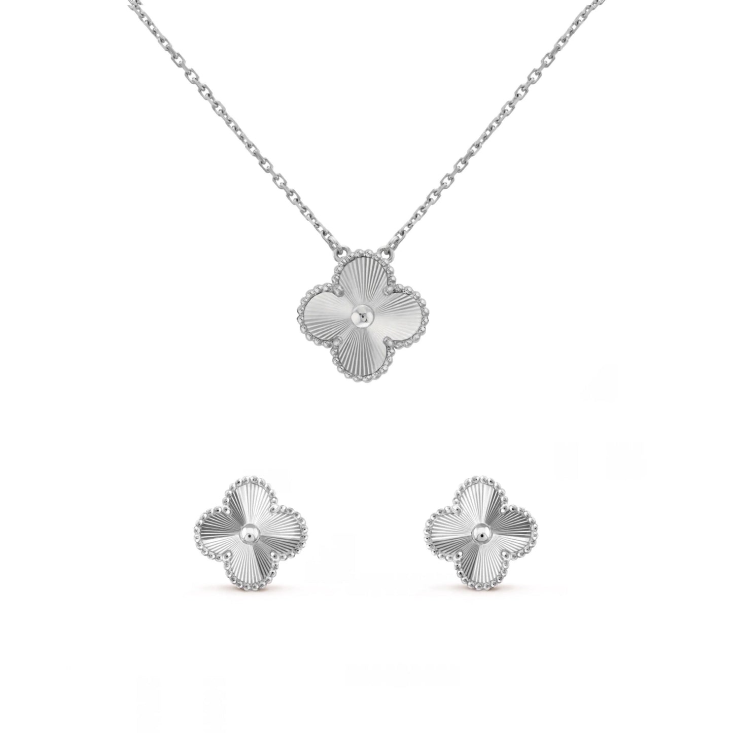 Clover | Pendant Set – Silver