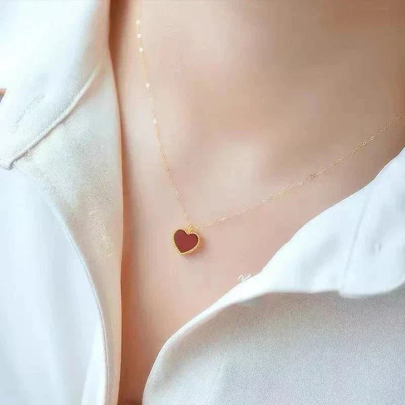 Red Heart Necklace