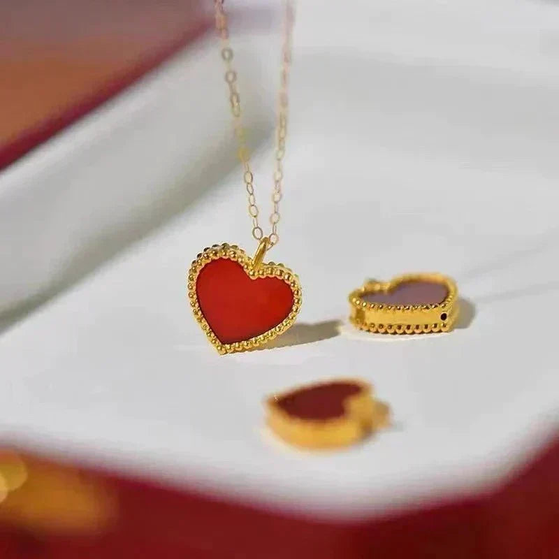 Red Heart Necklace