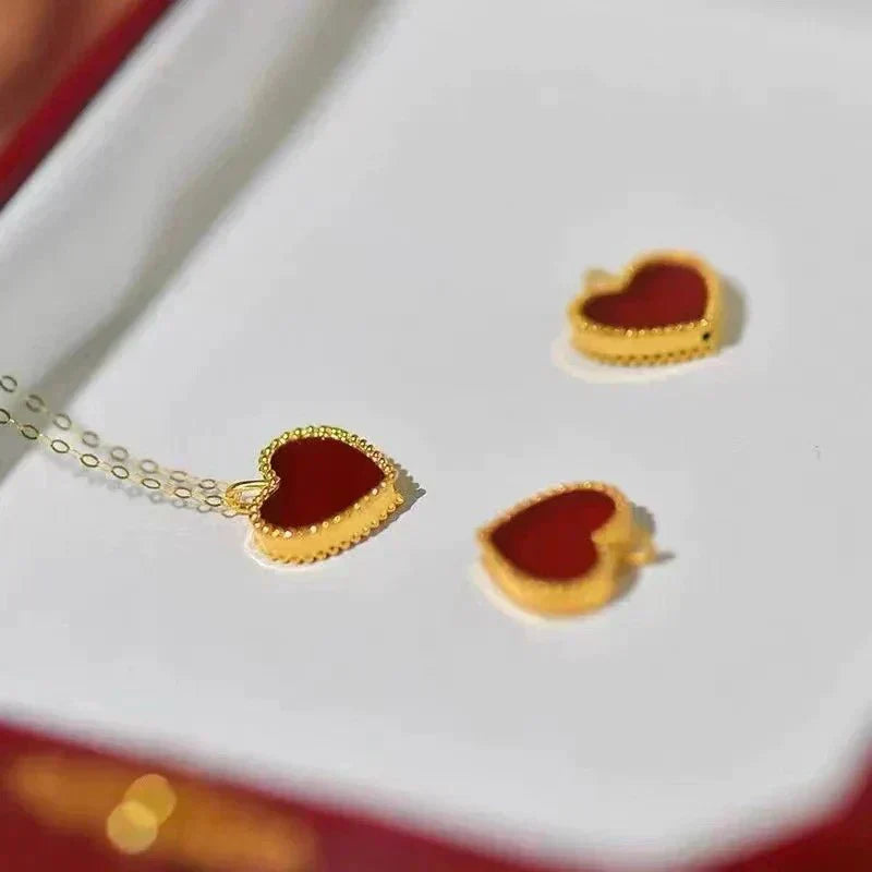 Red Heart Necklace