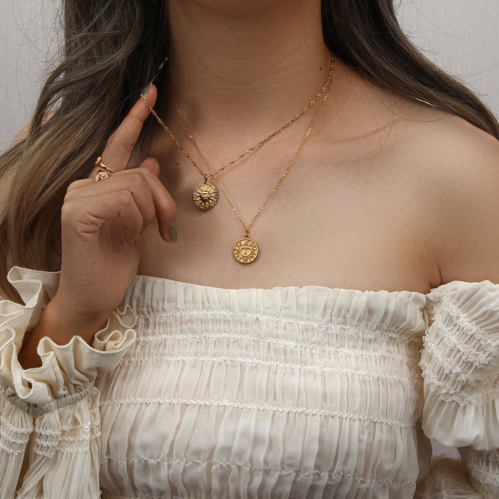 Gold Sun Necklace