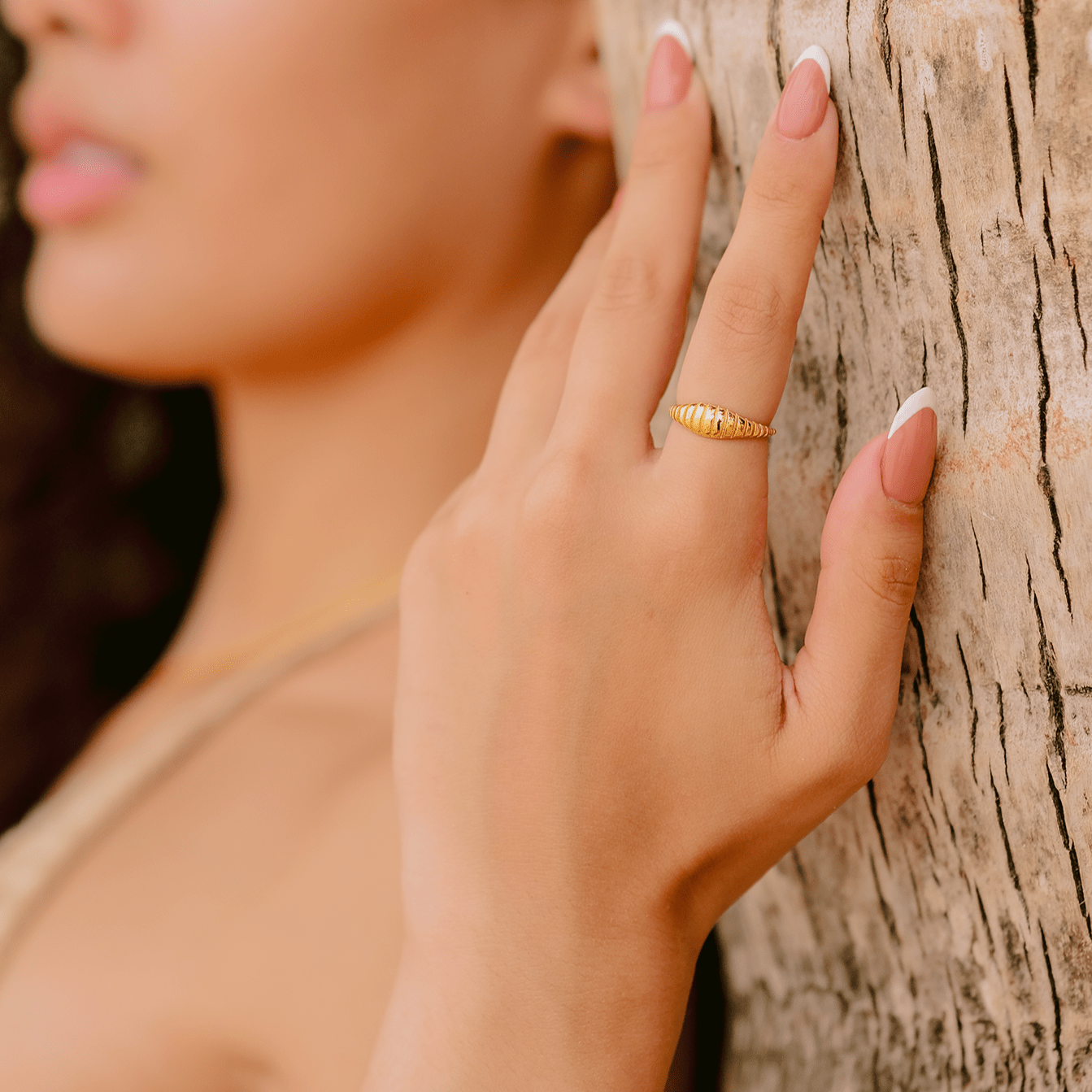 Venn Ring in Gold