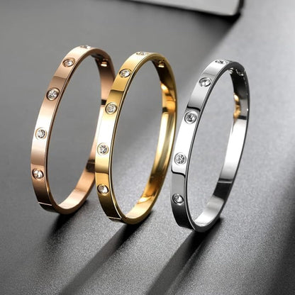 Eternity | Bracelet – Rose Gold with Zirconia