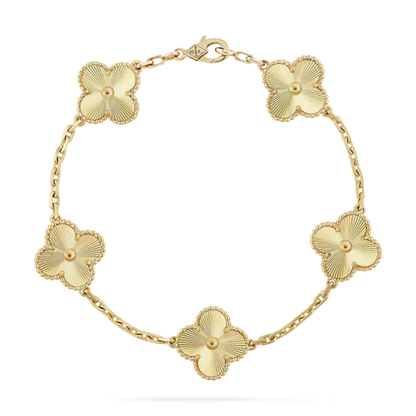 Elegant Alessia Gold Charm Bracelet Set