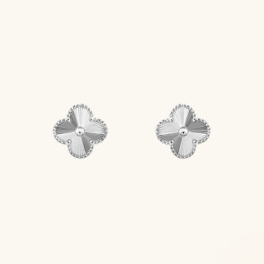 Clover - Silver Earrings