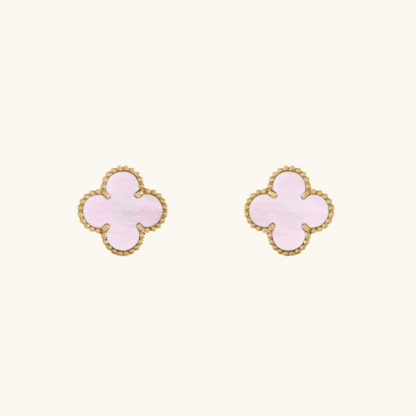 Clover - Pink earrings