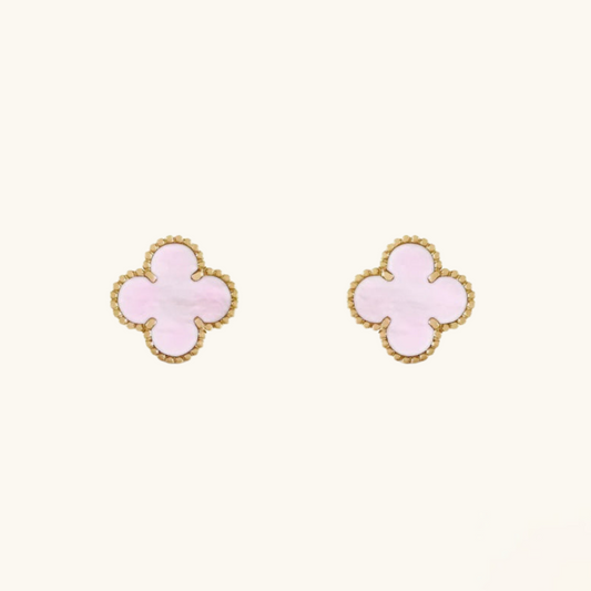 Clover - Pink earrings