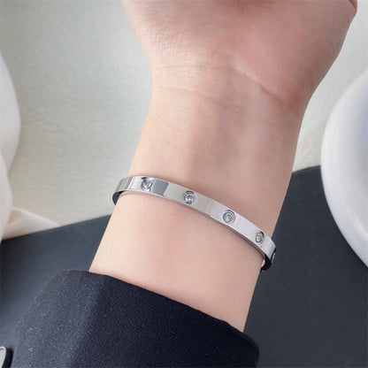 Eternity | Bracelet – Gold and Silver with Zirconia