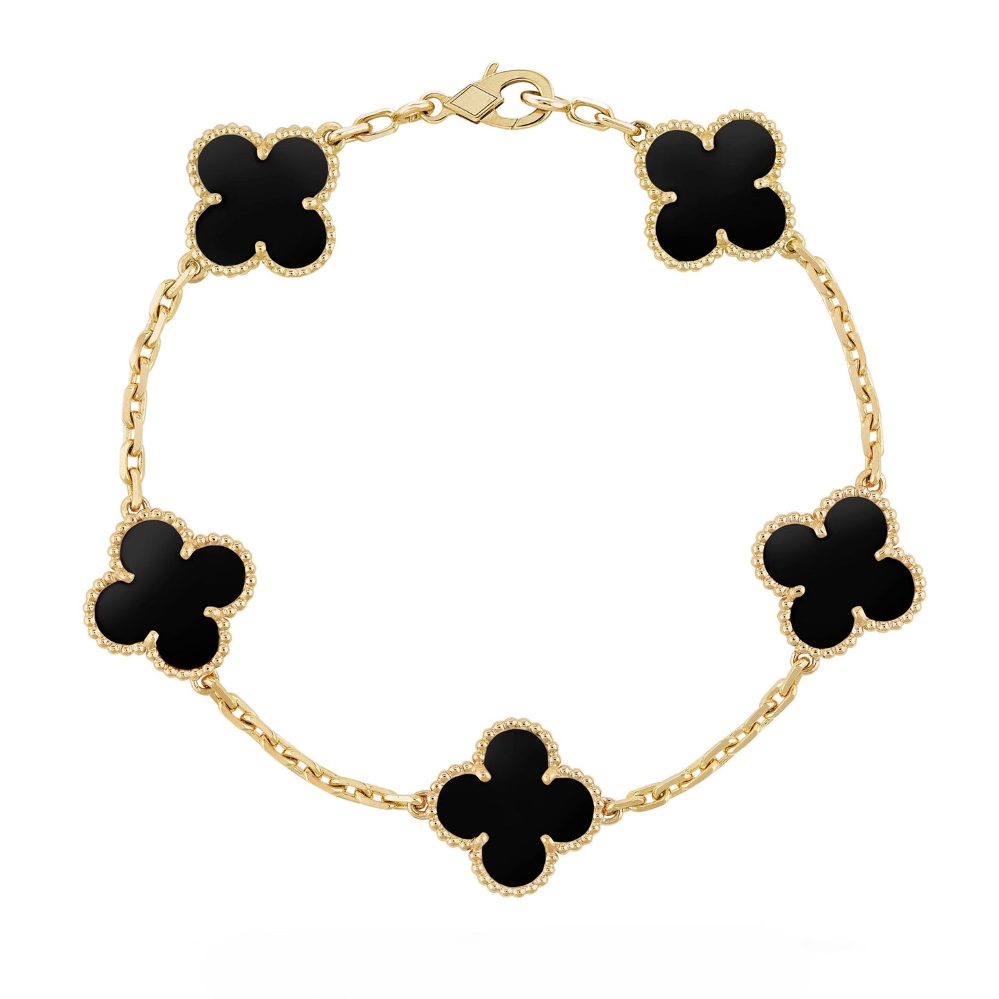 Clover | Bracelet – Black Gold