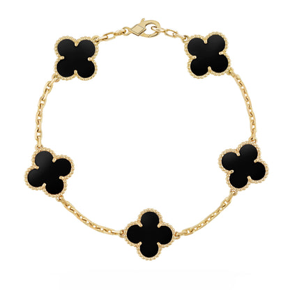 Clover | Bracelet – Black Gold