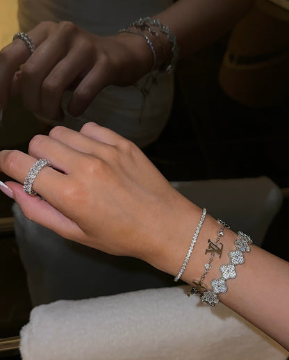 Lacey Silver Bracelet