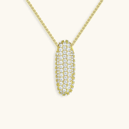 Diamond Initial Bubble Necklace
