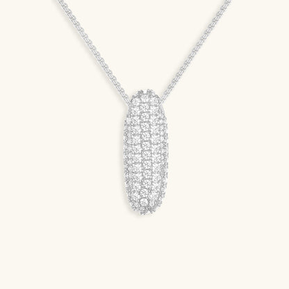 Diamond Initial Bubble Necklace