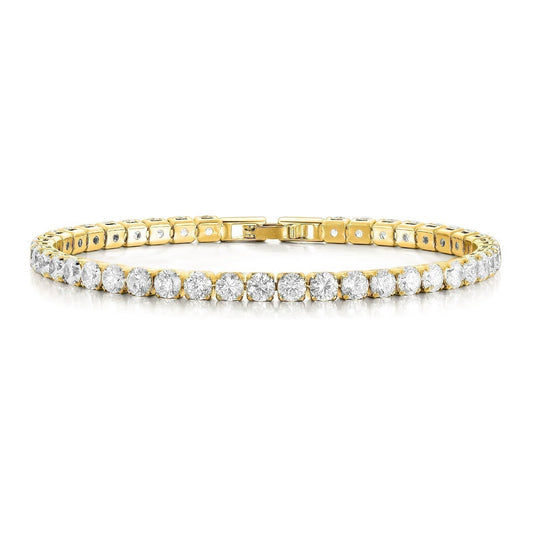 Tennis Bracelet Aurora Gold Shine