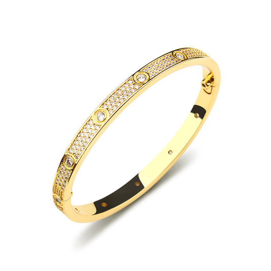 Eternity | Bracelet – Gold with Zirconia