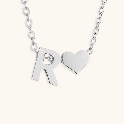 Gold Necklace with Initial Letter