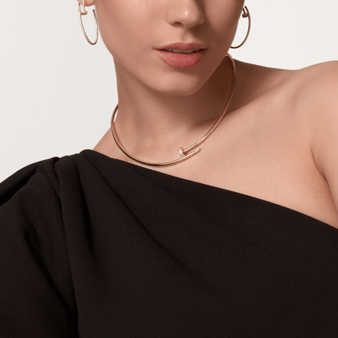ASH ANNE - Rose Gold Diamond Necklace