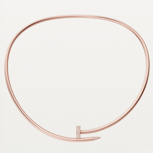 ASH ANNE - Rose Gold Diamond Necklace