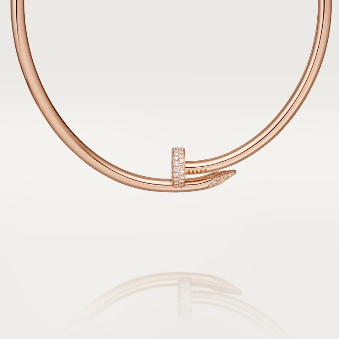 Ash Emilia Necklace - Rose Gold with Diamonds