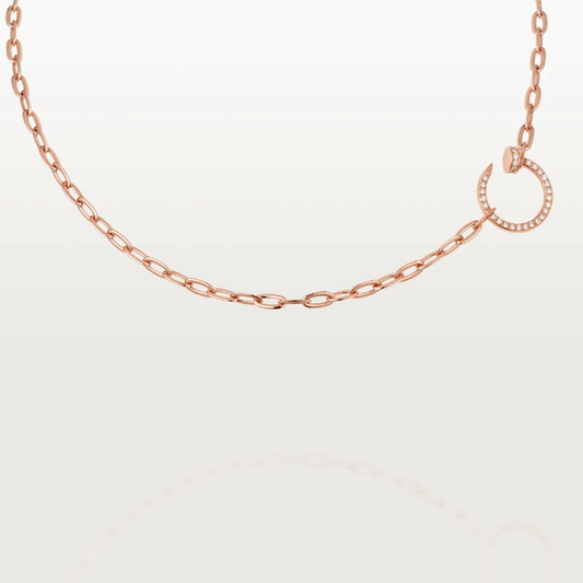 Ash Madeline – Rose Gold and Diamond Necklace