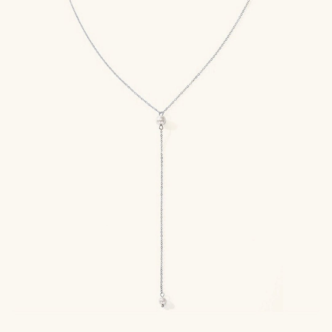 Beatrice Pearl Fringe Necklace