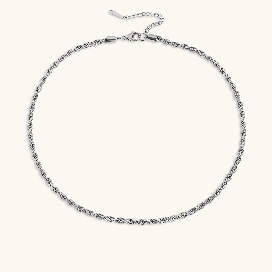 Bianca Rope Chain Necklace in Gold