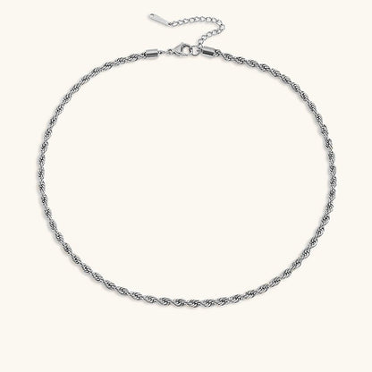 Bianca Rope Chain Necklace in Gold