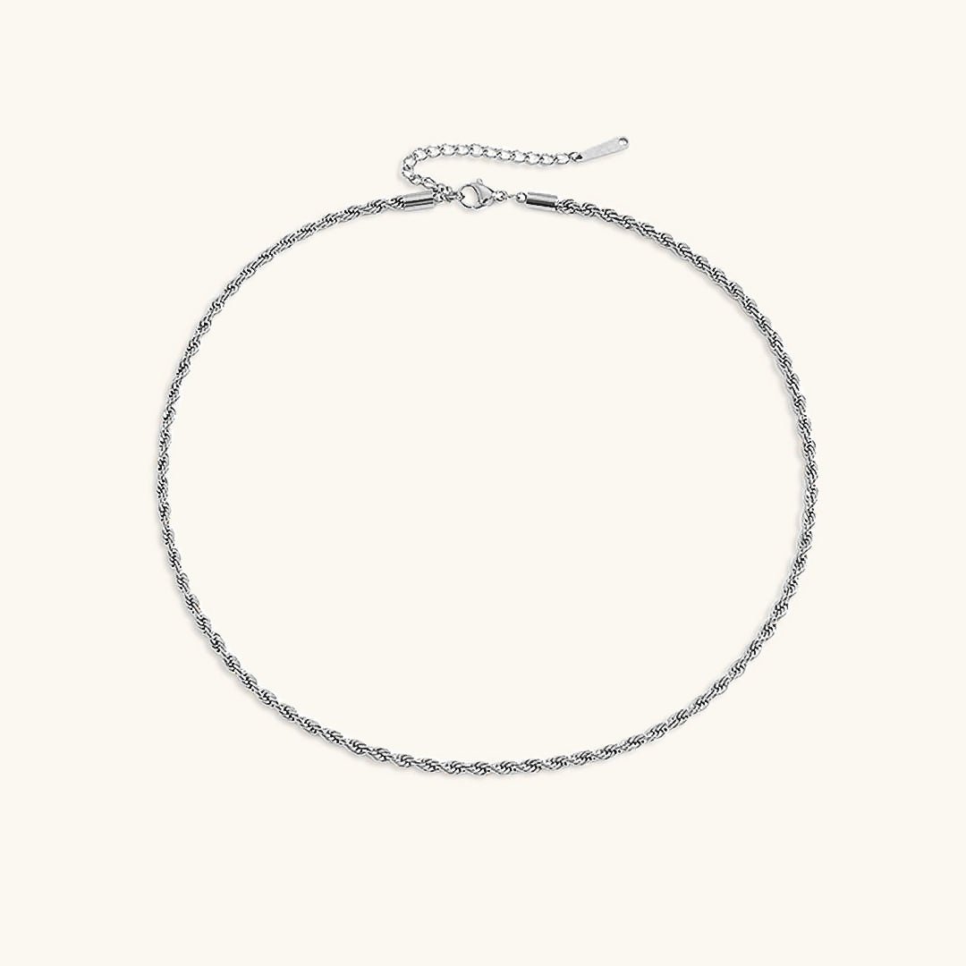 Bianca Rope Chain Necklace in Gold