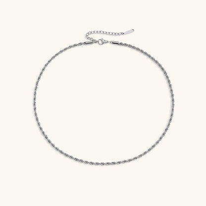 Bianca Rope Chain Necklace in Gold
