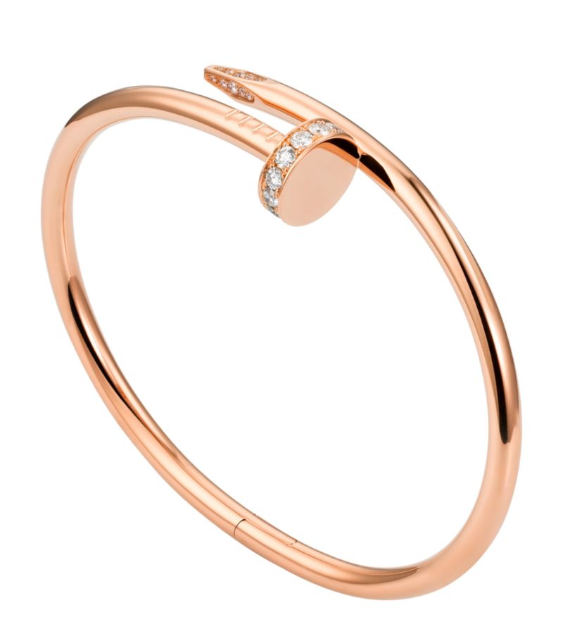 Deluxe Elegance Nail Bracelet in Rose Gold