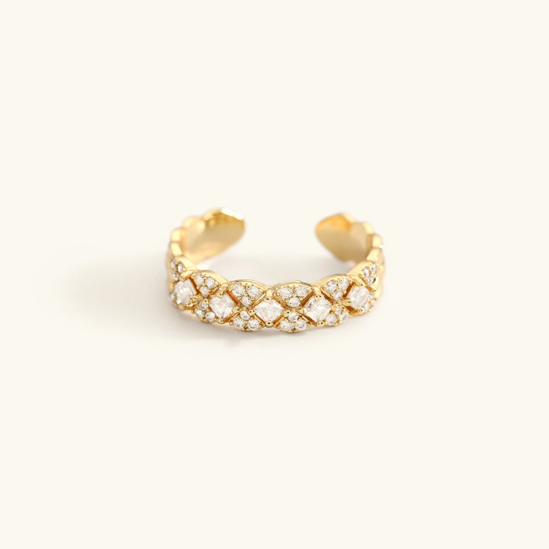 Gold Pattern Ring Camille
