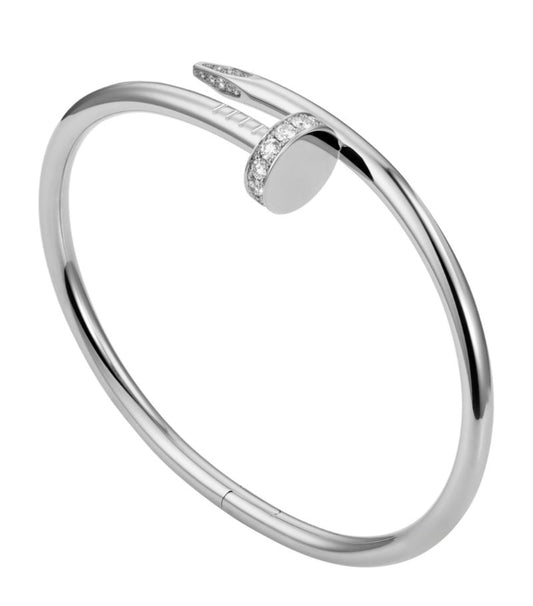 Eleonora Silver Lyster Bracelet with Diamonds