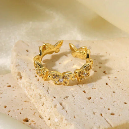 Colleen Butterfly Ring in Gold