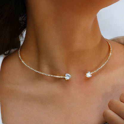 Crystal Necklace | Gold