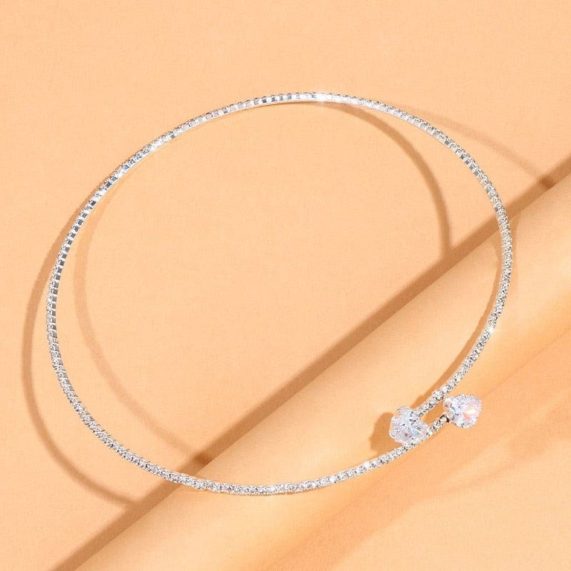 Crystal Necklace | Gold