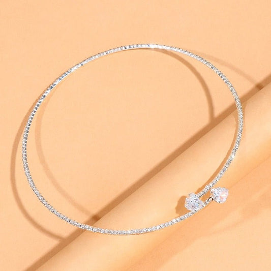 Crystal Necklace | Silver - Gold