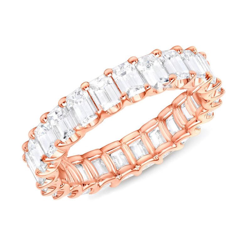 Rose Gold Cube Ring