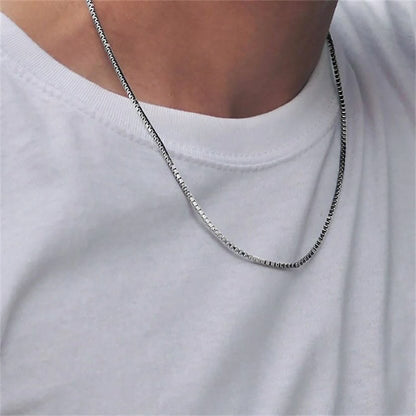 Danica Gold Box Chain Necklace