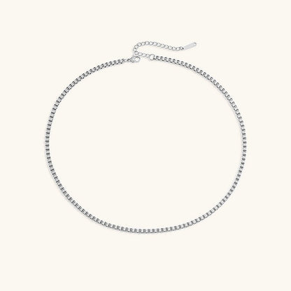 Danica Gold Box Chain Necklace