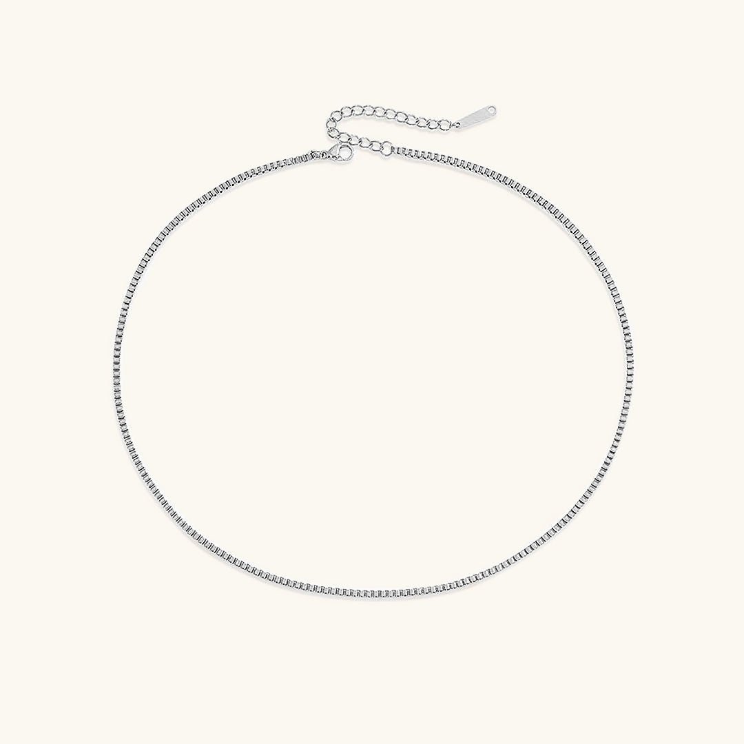 Danica Gold Box Chain Necklace