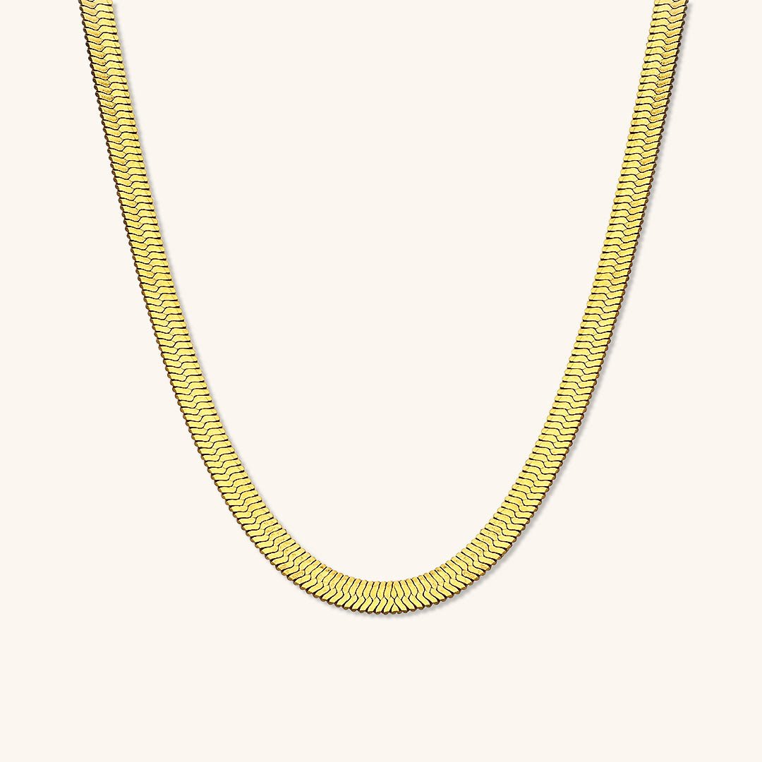 Chevron Gold Elysian Necklace