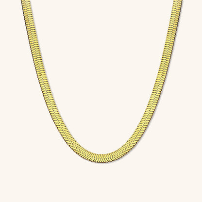 Chevron Gold Elysian Necklace