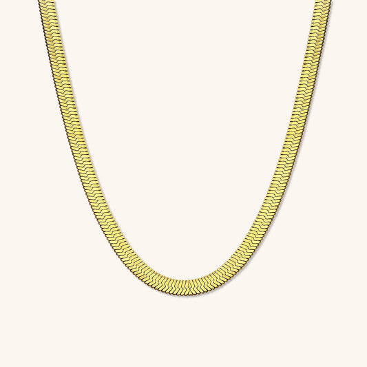 Chevron Gold Elysian Necklace
