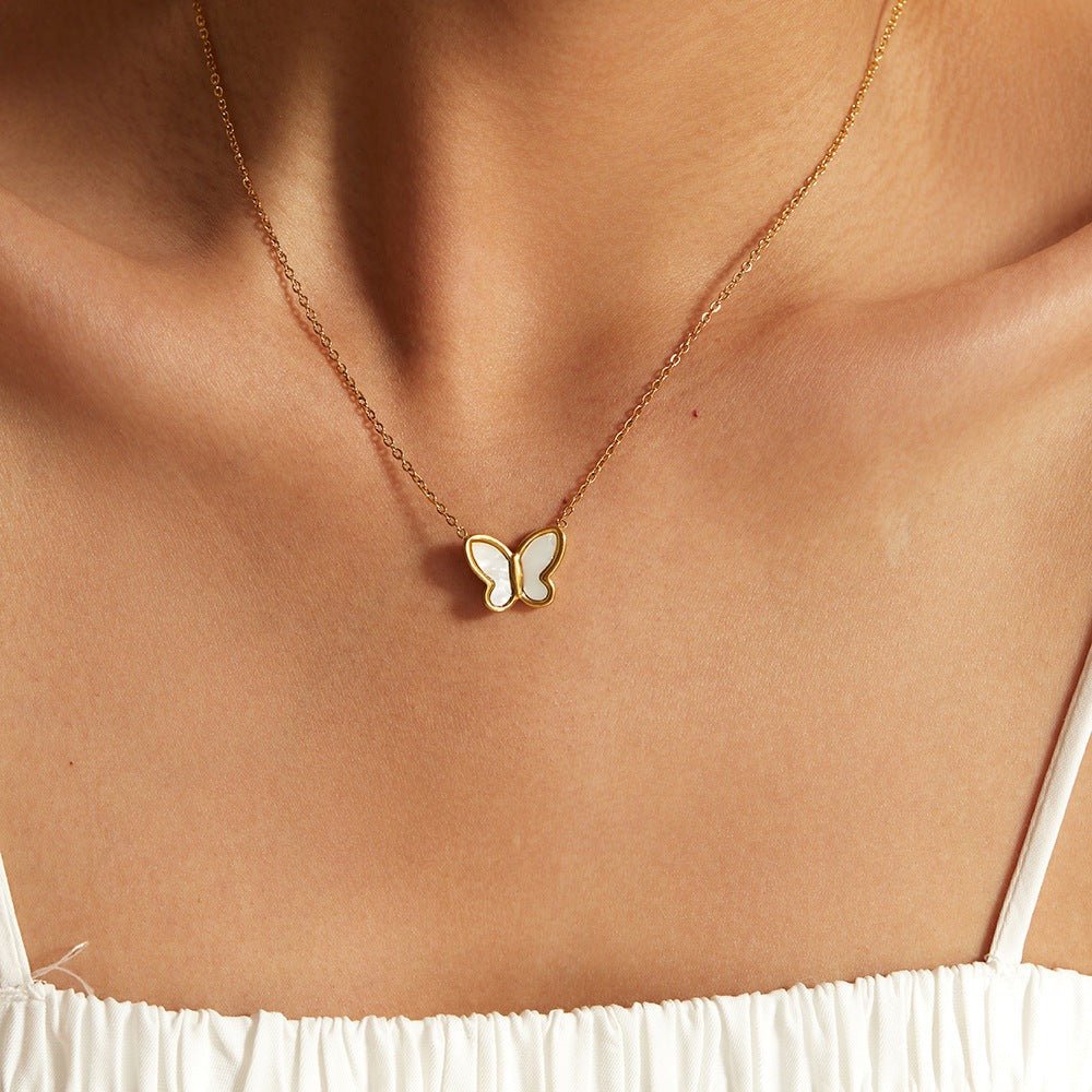 Flutterby Mother-of-Pearl Necklace