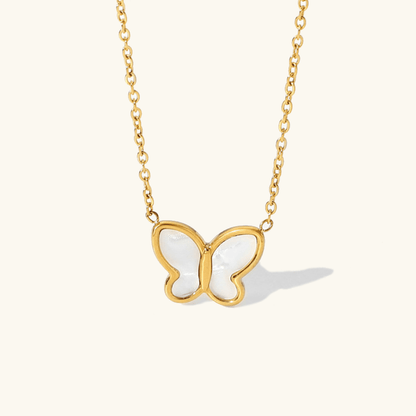 Flutterby Mother-of-Pearl Necklace