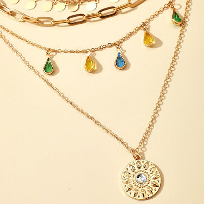 For Her | Multi-Layer Crystal Necklace