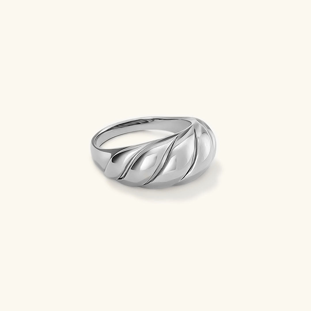 Lorelei Gold Crescent Ring