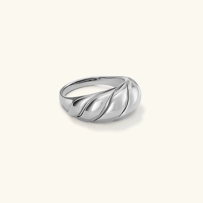 Lorelei Gold Crescent Ring